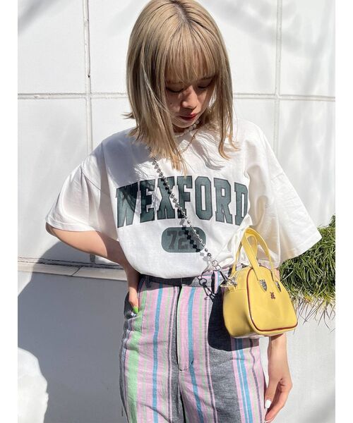 jouetie（ジュエティ）の「ミニマムボストン BAG（ボストンバッグ・レディース・オフホワイト/イエロー/ブラック・FREE）」の22枚目の写真