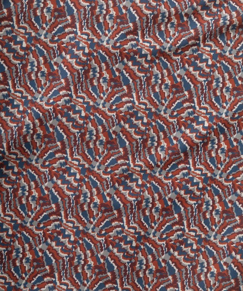 make a ray!（メイク ア レイ！）の「【0】総柄プリント ビッグシルエット オープンカラー半袖シャツ/開襟シャツ/とろみシャツ（シャツ/ブラウス・メンズ・チャコールグレー/ブラック/グレー/カーキ/ブルー/ワイン/ネイビー/ブラック系その他・M/L）」の20枚目の写真