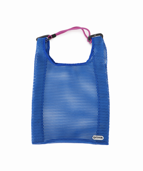 B.C STOCK(ベーセーストック)の「【OUTDOOR PRODUCTS/アウトドアプロダクツ】メッシュショッパーM(ショルダーバッグ・レディース・チャコールグレー/ブラック/ブルー・FREE)」の3枚目の写真