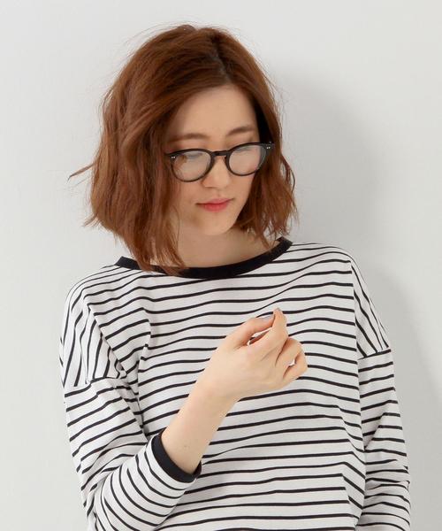 UNITED ARROWS（ユナイテッドアローズ）の「UAW ボストン CLEAR メガネ（mg07V)◆（メガネ・レディース・ホワイト/ブラック/グレー/ブラウン・フリー）」の5枚目の写真