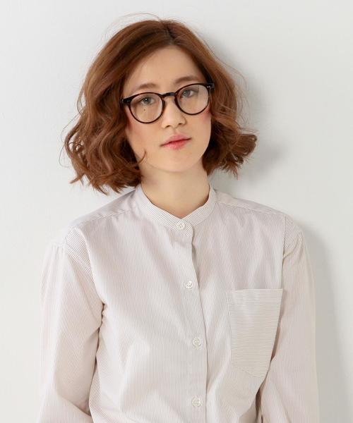 UNITED ARROWS（ユナイテッドアローズ）の「UAW ボストン CLEAR メガネ（mg07V)◆（メガネ・レディース・ホワイト/ブラック/グレー/ブラウン・フリー）」の6枚目の写真