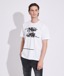 5351 POUR LES HOMMES | 【22S/S】抽象柄壁画風プリントTシャツ(Tシャツ/カットソー)