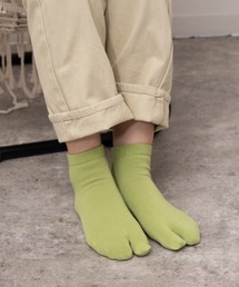 WARMTH（ワームス）の「warmth / ウォームス 縫い目がゴロゴロしない コットン麻の足袋ソックス Hemp tabi socks WST（ソックス/靴下）」
