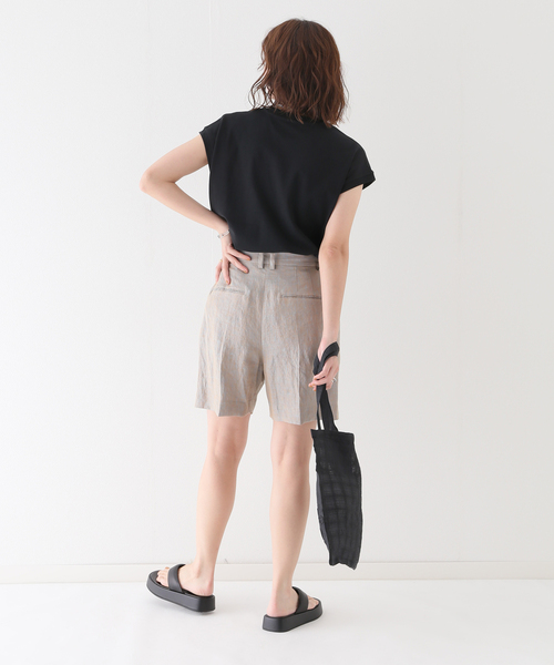 JOINT WORKS(ジョイントワークス)の「ラウンドTシャツ(Tシャツ/カットソー・レディース・ホワイト/ブラック/ブルー・FREE)」の7枚目の写真