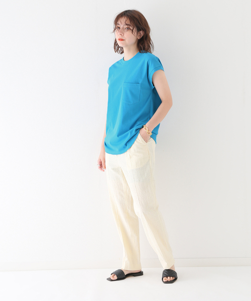 JOINT WORKS(ジョイントワークス)の「ラウンドTシャツ(Tシャツ/カットソー・レディース・ホワイト/ブラック/ブルー・FREE)」の11枚目の写真