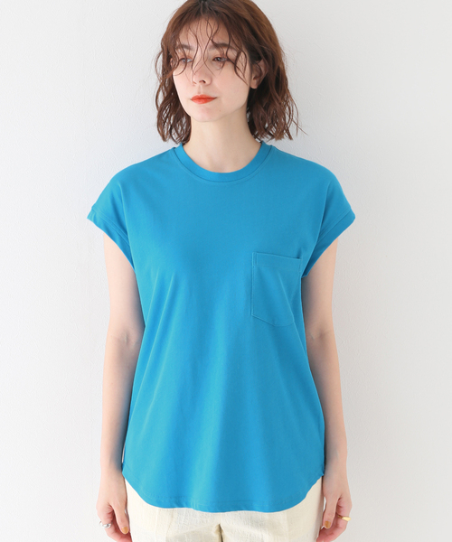 JOINT WORKS(ジョイントワークス)の「ラウンドTシャツ(Tシャツ/カットソー・レディース・ホワイト/ブラック/ブルー・FREE)」の13枚目の写真