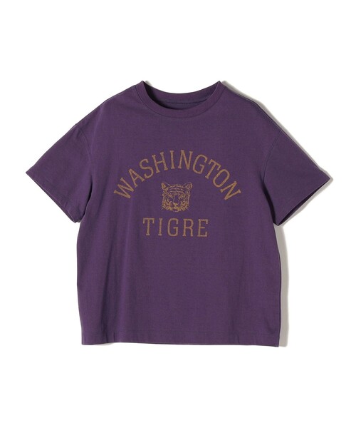 SHIPS(シップス)の「レトロカラーロゴTEE◇(Tシャツ/カットソー・レディース・パープル/オフホワイト/グリーン・ONE SIZE)」の13枚目の写真