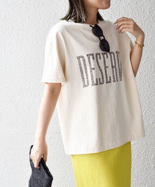 SHIPS(シップス)の「レトロカラーロゴTEE◇(Tシャツ/カットソー・レディース・パープル/オフホワイト/グリーン・ONE SIZE)」の17枚目の写真