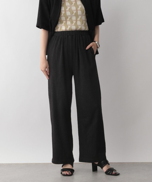 LOWRYS FARM（ローリーズファーム）の「シャーリングイージーパンツ　347285（その他パンツ・レディース・ブラック/レッド/ブルー/アイボリー・FREE）」の2枚目の写真