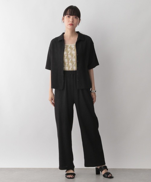 LOWRYS FARM（ローリーズファーム）の「シャーリングイージーパンツ　347285（その他パンツ・レディース・ブラック/レッド/ブルー/アイボリー・FREE）」の8枚目の写真