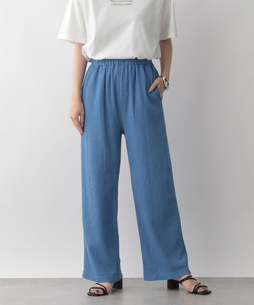 LOWRYS FARM（ローリーズファーム）の「シャーリングイージーパンツ　347285（その他パンツ・レディース・ブラック/レッド/ブルー/アイボリー・FREE）」の11枚目の写真