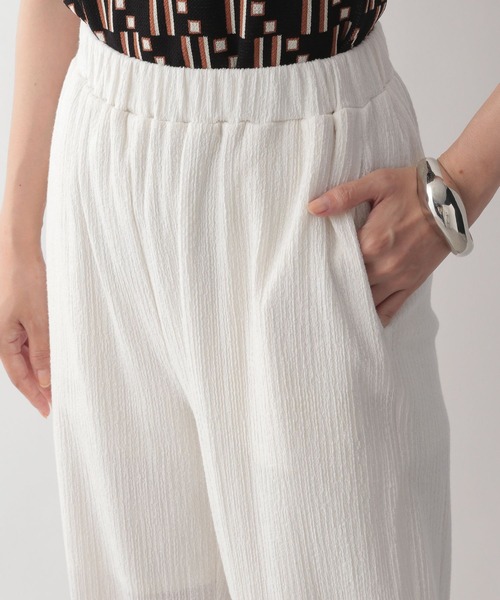 LOWRYS FARM（ローリーズファーム）の「シャーリングイージーパンツ　347285（その他パンツ・レディース・ブラック/レッド/ブルー/アイボリー・FREE）」の15枚目の写真