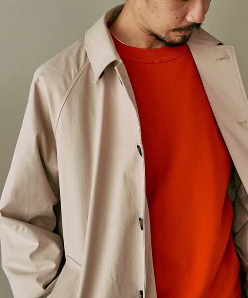 417 EDIFICE(フォーワンセブンエディフィス)の「ハーフミラノ クルーネックニット(ニット/セーター・メンズ・ネイビー/グレー/イエロー/オレンジ/ブラック系その他/ブラウン系その他/ナチュラル・SMALL/MEDIUM/LARGE)」の14枚目の写真