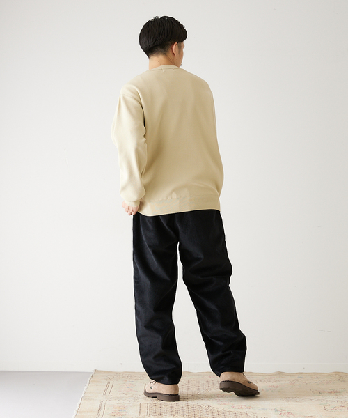 417 EDIFICE(フォーワンセブンエディフィス)の「ハーフミラノ クルーネックニット(ニット/セーター・メンズ・ネイビー/グレー/イエロー/オレンジ/ブラック系その他/ブラウン系その他/ナチュラル・SMALL/MEDIUM/LARGE)」の20枚目の写真