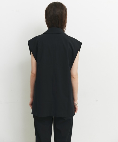 CEL ANSWER（シーイーエルアンサー）の「バックロングベスト（ベスト・レディース・チャコールグレー/ブラック・FREE）」の9枚目の写真