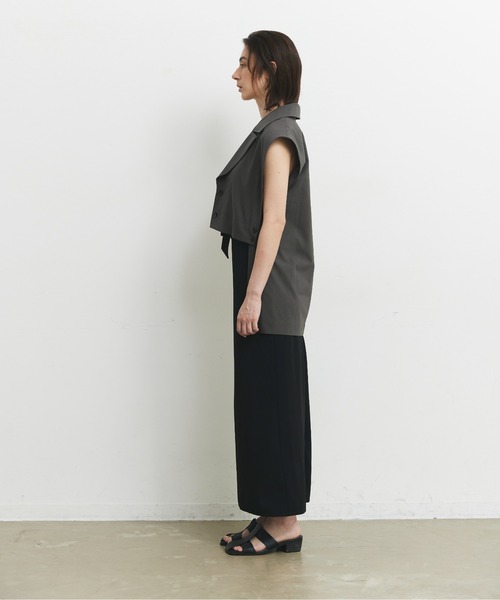 CEL ANSWER（シーイーエルアンサー）の「バックロングベスト（ベスト・レディース・チャコールグレー/ブラック・FREE）」の17枚目の写真