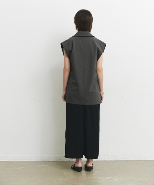 CEL ANSWER（シーイーエルアンサー）の「バックロングベスト（ベスト・レディース・チャコールグレー/ブラック・FREE）」の18枚目の写真
