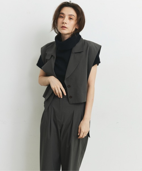 CEL ANSWER（シーイーエルアンサー）の「バックロングベスト（ベスト・レディース・チャコールグレー/ブラック・FREE）」の20枚目の写真