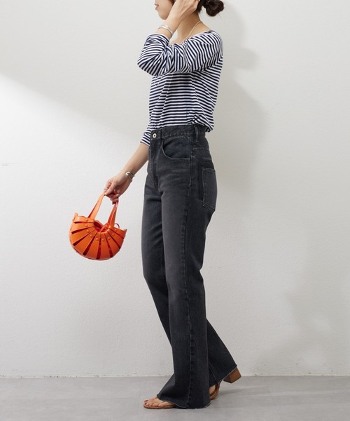 SHENERY（シーナリー）の「ラウンドネックボーダーカットソー（Tシャツ/カットソー・レディース・ネイビー・FREE）」の17枚目の写真