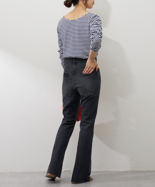 SHENERY（シーナリー）の「ラウンドネックボーダーカットソー（Tシャツ/カットソー・レディース・ネイビー・FREE）」の18枚目の写真