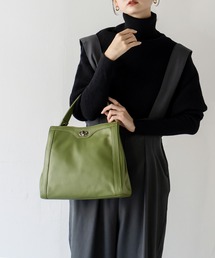 本革2wayワンハンドルショルダーバッグ