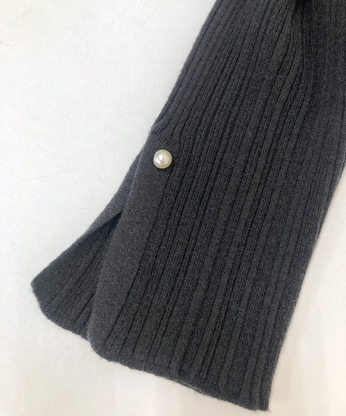 ENNEA(エンネア)の「【2022AWプレオーダー】手洗いできる♪MOCHIMODAバックパールハイネックもっちりリブニット(ニット/セーター・レディース・チャコールグレー/ブルー/ナチュラル・M)」の13枚目の写真