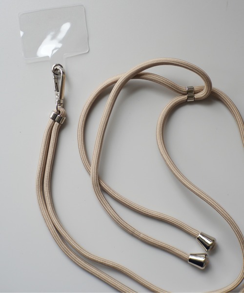 Port(ポート)の「【 全機種対応 】iPhone パラコード マルチネック ストラップ / スマホショルダー / モバイル ストラップ #(ヘッドフォン/イヤホン・レディース・ホワイト/グレー/ベージュ/パープル/バーガンディー/マルチ/ブラック/ピンク/ベージュ系その他/ネイビー/カーキ・FREE)」の4枚目の写真
