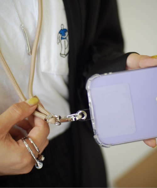 Port(ポート)の「【 全機種対応 】iPhone パラコード マルチネック ストラップ / スマホショルダー / モバイル ストラップ #(ヘッドフォン/イヤホン・レディース・ホワイト/グレー/ベージュ/パープル/バーガンディー/マルチ/ブラック/ピンク/ベージュ系その他/ネイビー/カーキ・FREE)」の20枚目の写真