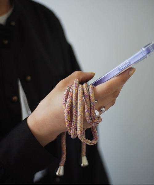 Port(ポート)の「【 全機種対応 】iPhone パラコード マルチネック ストラップ / スマホショルダー / モバイル ストラップ #(ヘッドフォン/イヤホン・レディース・ホワイト/グレー/ベージュ/パープル/バーガンディー/マルチ/ブラック/ピンク/ベージュ系その他/ネイビー/カーキ・FREE)」の17枚目の写真