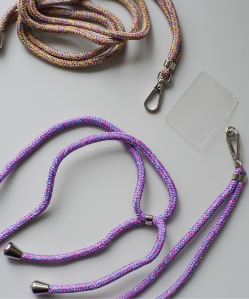 Port(ポート)の「【 全機種対応 】iPhone パラコード マルチネック ストラップ / スマホショルダー / モバイル ストラップ #(ヘッドフォン/イヤホン・レディース・ホワイト/グレー/ベージュ/パープル/バーガンディー/マルチ/ブラック/ピンク/ベージュ系その他/ネイビー/カーキ・FREE)」の22枚目の写真