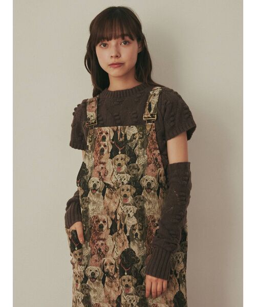 merry jenny（メリージェニー）の「dog dog dogジャンスカ（ジャンパースカート・レディース・その他1・FREE）」の7枚目の写真