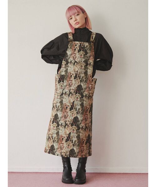 merry jenny（メリージェニー）の「dog dog dogジャンスカ（ジャンパースカート・レディース・その他1・FREE）」の14枚目の写真