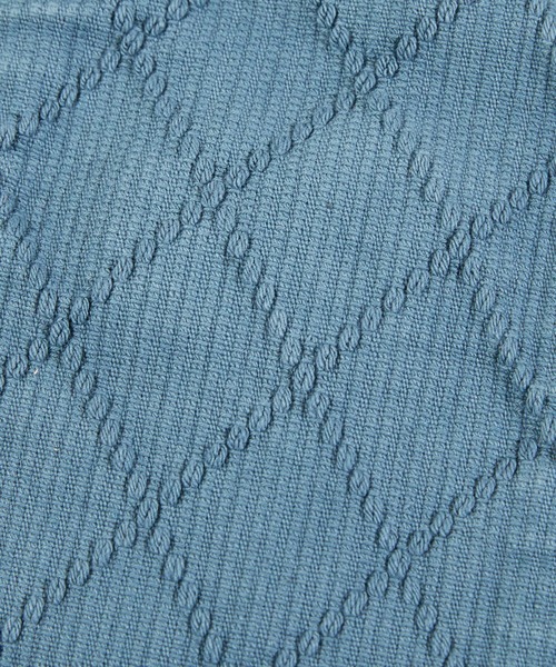 Butler Verner Sails（バトラーヴァーナーセイルス）の「Butler Verner Sails バトラーバーナーセイルズ / 反応染め九櫻刺子ネックミニポーチ ボディバッグ ショルダーバッグ スマホケース スマホポーチ / JI-2479-22（ボディバッグ/ウエストポーチ・メンズ・イエロー/キャメル/グリーン/ブルーグレー/ネイビー・FREE）」の11枚目の写真