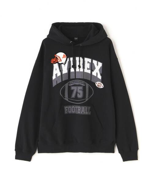 AVIREX(アヴィレックス)の「【WEB&DEPOT限定】FOOTBALL LOGO PARKA / フットボール ロゴ パーカー / AVIREX / アヴィレックス(パーカー・メンズ・ブラック/ダークグリーン/ネイビー/レッド/ダークグリーン系・MEDIUM/LARGE/X-LARGE/XX-LARGE/XXL)」の22枚目の写真