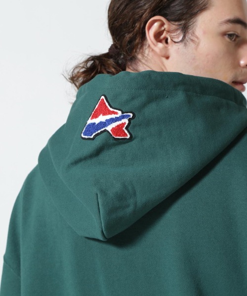 AVIREX(アヴィレックス)の「【WEB&DEPOT限定】FOOTBALL LOGO PARKA / フットボール ロゴ パーカー / AVIREX / アヴィレックス(パーカー・メンズ・ブラック/ダークグリーン/ネイビー/レッド/ダークグリーン系・MEDIUM/LARGE/X-LARGE/XX-LARGE/XXL)」の10枚目の写真