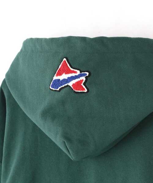 AVIREX(アヴィレックス)の「【WEB&DEPOT限定】FOOTBALL LOGO PARKA / フットボール ロゴ パーカー / AVIREX / アヴィレックス(パーカー・メンズ・ブラック/ダークグリーン/ネイビー/レッド/ダークグリーン系・MEDIUM/LARGE/X-LARGE/XX-LARGE/XXL)」の17枚目の写真