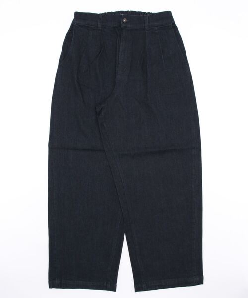 semantic design(セマンティックデザイン)の「セマンティックデザイン コーデュラナイロン混ストレッチ ワイドデニム(デニムパンツ・メンズ・ネイビー/サックスブルー・MEDIUM/LARGE)」の17枚目の写真
