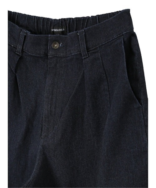 semantic design(セマンティックデザイン)の「セマンティックデザイン コーデュラナイロン混ストレッチ ワイドデニム(デニムパンツ・メンズ・ネイビー/サックスブルー・MEDIUM/LARGE)」の19枚目の写真