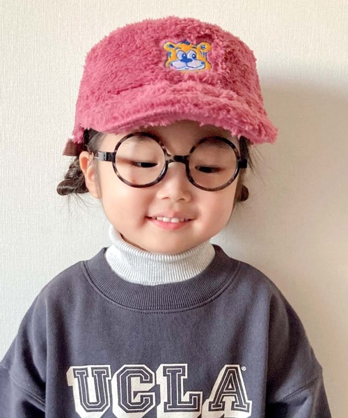 UCLA(ユーシーエルエー)の「【KIDS】【UCLA/ユーシーエルエー】TYPY別注ボアキャップ(キャップ・キッズ・チャコールグレー/サックスブルー/ピンク/アイボリー・ONE SIZE)」の4枚目の写真