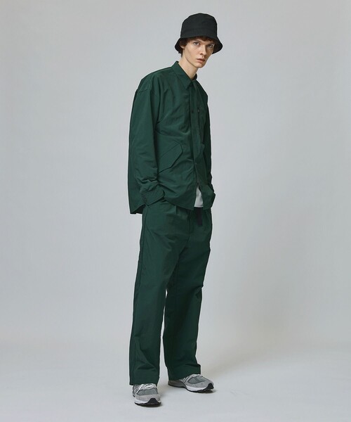 CITY TOKYO（シティトウキョウ）の「〈CULLNI(クルニ)デザイナー別注〉シャツブルゾン（シャツ/ブラウス・メンズ・ブラック/ダークグレー/グリーン・1/2）」の7枚目の写真