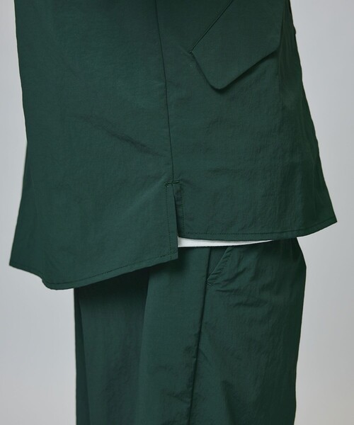 CITY TOKYO（シティトウキョウ）の「〈CULLNI(クルニ)デザイナー別注〉シャツブルゾン（シャツ/ブラウス・メンズ・ブラック/ダークグレー/グリーン・1/2）」の18枚目の写真