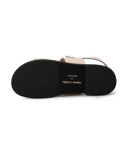 ODETTE E ODILE（オデットエオディール）の「OHL ジュエルチェーン SD20（サンダル・レディース・ライトピンク/ダークグリーン/ブラック/シルバー/オリーブ・35/37/36）」の13枚目の写真