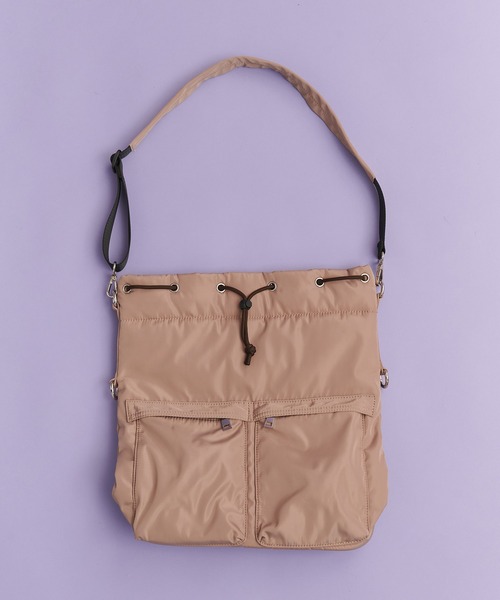 casane（カサネ）の「2wayショルダーバッグ（ショルダーバッグ・レディース・カーキ/ブラック/ベージュ・FREE）」の6枚目の写真