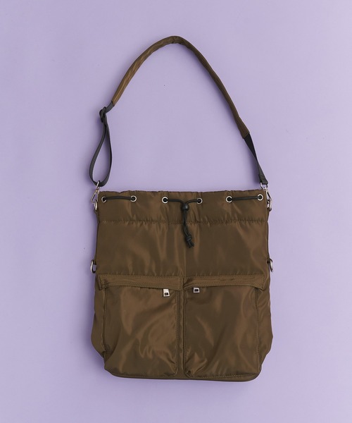 casane（カサネ）の「2wayショルダーバッグ（ショルダーバッグ・レディース・カーキ/ブラック/ベージュ・FREE）」の10枚目の写真