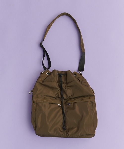 casane（カサネ）の「2wayショルダーバッグ（ショルダーバッグ・レディース・カーキ/ブラック/ベージュ・FREE）」の12枚目の写真