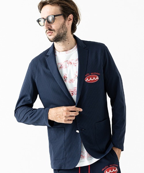 ACANTHUS×muta Dry Stretch テーラードジャケット ACANTHUS x muta MARINE Dry Stretch Tailored Jacket [全2色