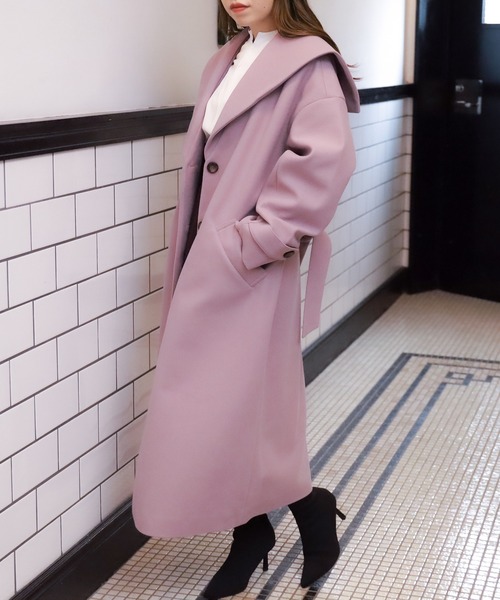 ASTORIA ODIER(アストリアオディール)の「セーラーカラーコート(その他アウター・レディース・ブラック/パープル/ブラウン・MEDIUM)」の7枚目の写真