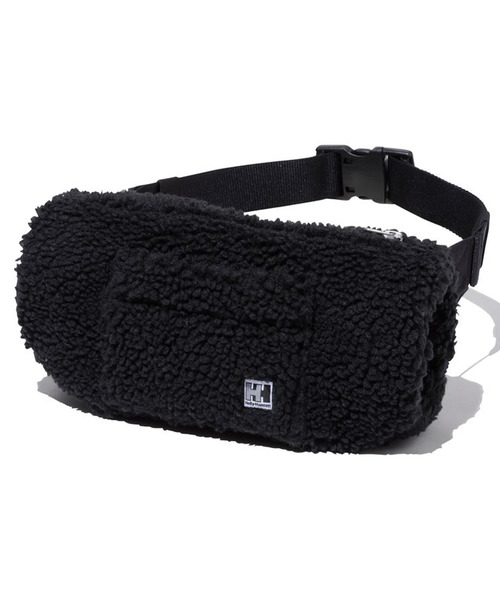 HELLY HANSEN（ヘリーハンセン）の「HELLY HANSEN/ヘリーハンセン ウエストポーチ ファイバーパイルサーモハンドウォーマーウエストバッグ HY92282（ボディバッグ/ウエストポーチ・メンズ・チャコールグレー×ブラック/グレー/ブラック×ブラック・FREE）」の2枚目の写真