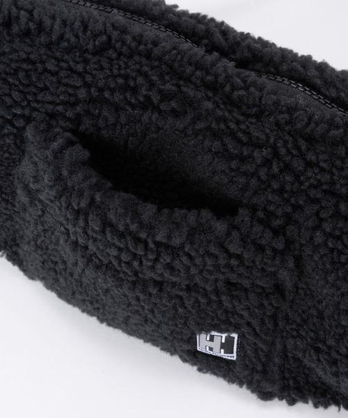 HELLY HANSEN（ヘリーハンセン）の「HELLY HANSEN/ヘリーハンセン ウエストポーチ ファイバーパイルサーモハンドウォーマーウエストバッグ HY92282（ボディバッグ/ウエストポーチ・メンズ・チャコールグレー×ブラック/グレー/ブラック×ブラック・FREE）」の9枚目の写真