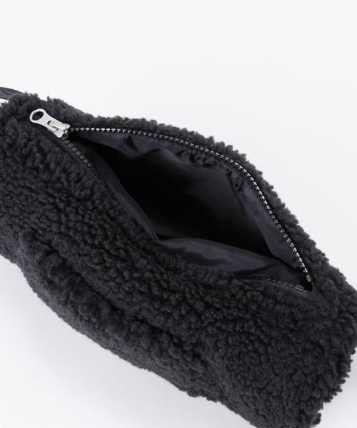 HELLY HANSEN（ヘリーハンセン）の「HELLY HANSEN/ヘリーハンセン ウエストポーチ ファイバーパイルサーモハンドウォーマーウエストバッグ HY92282（ボディバッグ/ウエストポーチ・メンズ・チャコールグレー×ブラック/グレー/ブラック×ブラック・FREE）」の11枚目の写真